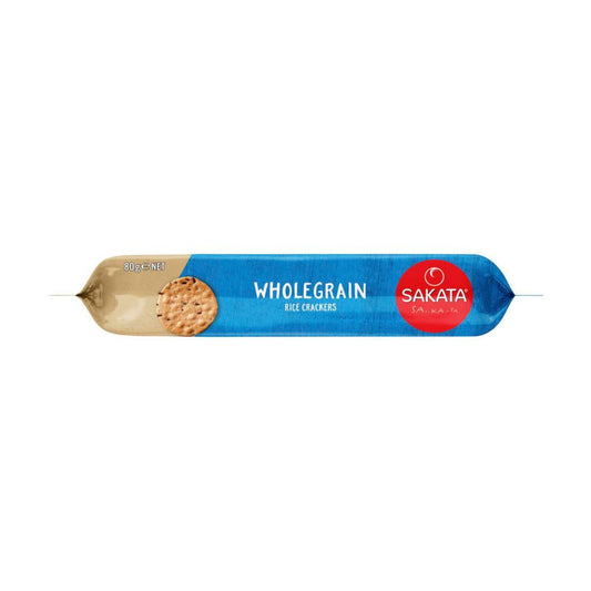 Sakata Rice Crackers Wholegrain - 80g