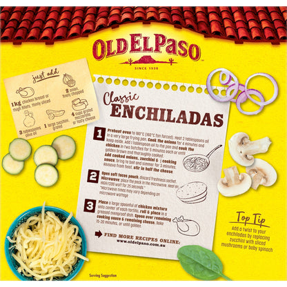 Old El Paso Bulk Enchilada Kit Mexican Style 1.04kg