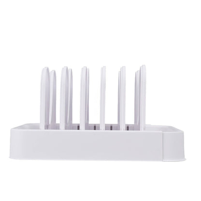EzyStorage White Expanding Cookware Organiser - 36-58cm