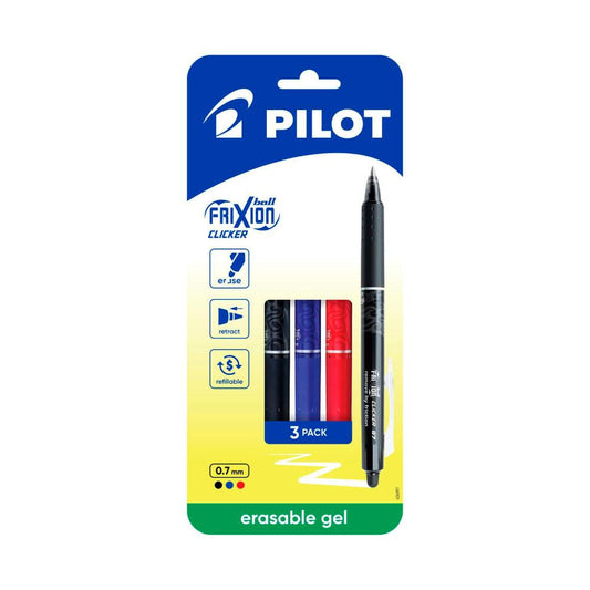 Pilot Frixion icker Assorted 0.7mm - 3PACK