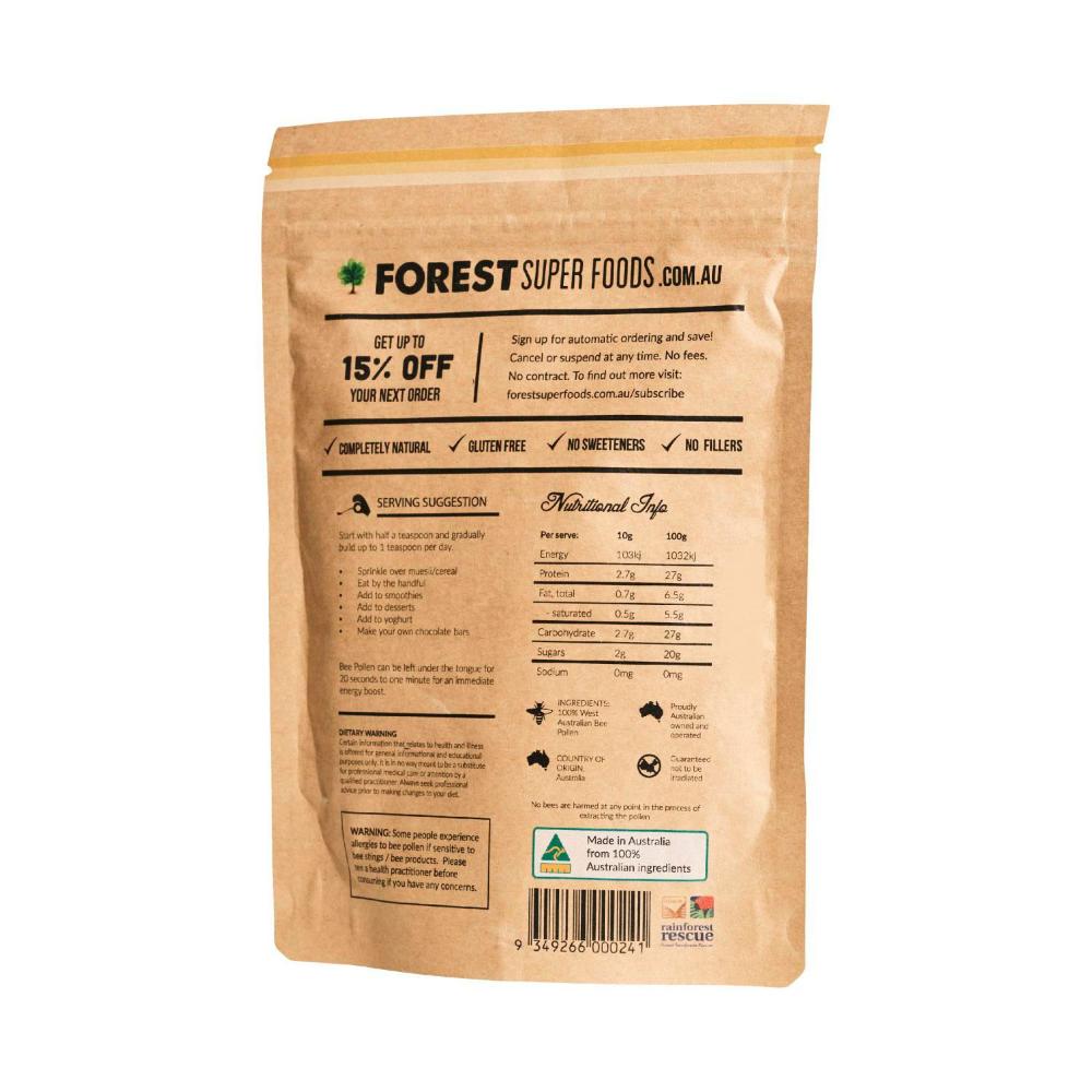 Forest Super Foods Western Australian Bee Pollen - 250g