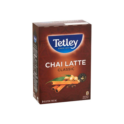 Tetley assic Chai Latte Tea Sachets 8 Pack - 200g