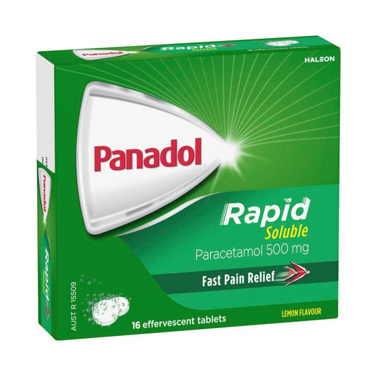 Panadol Rapid Paracetamol Pain Relief Soluble - 16 Pack