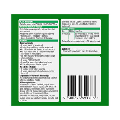 Panadol Rapid Paracetamol Pain Relief Soluble - 16 Pack