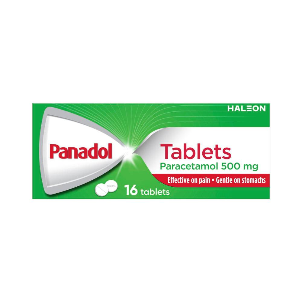 Panadol Paracetamol Pain Relief Tablets - 16 Pack