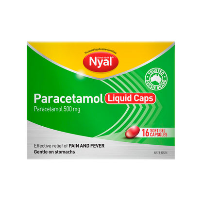 Nyal Paracetamol Liquid Capsules - 16 Pack
