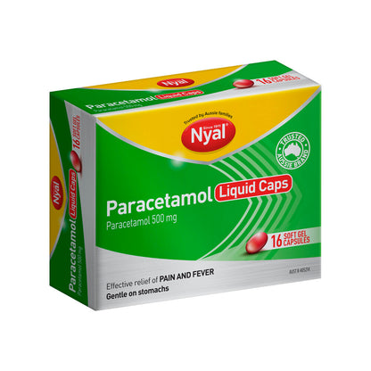 Nyal Paracetamol Liquid Capsules - 16 Pack