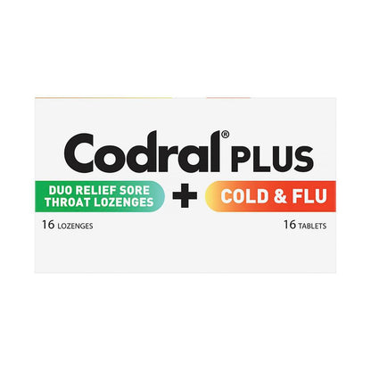 Codral Plus Cold & Flu + Lozenge Combo Kit - 32 Pack
