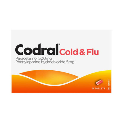 Codral Cold & Flu Decongestant Tablets - 16 pack