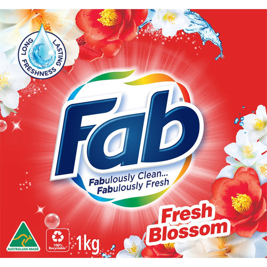Fab Laundry Washing Powder Fresh Blossoms 1kg