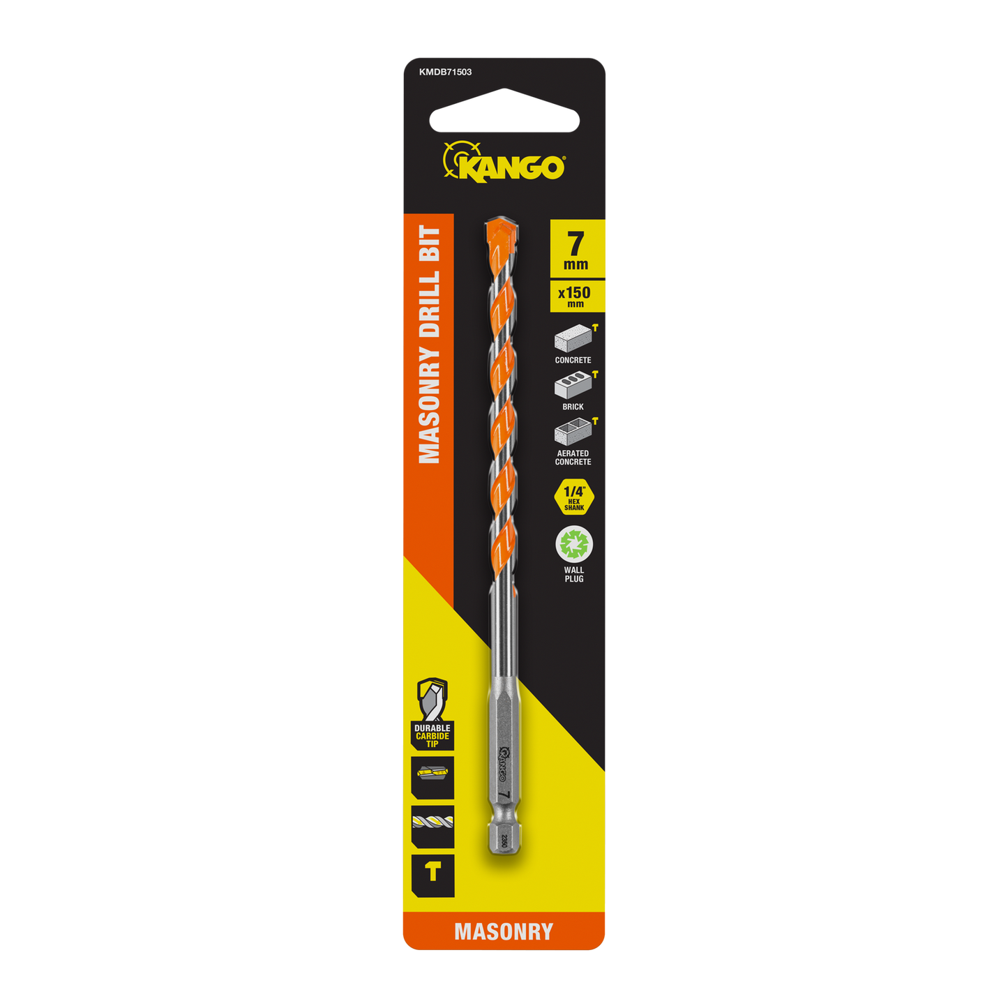Kango Masonry Drill Bit - 7 x 150mm