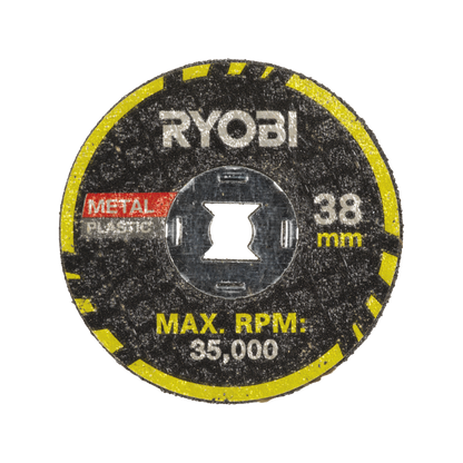 Ryobi Rotary Twist Lock Cutting Disc Starter Set - 38mm - 6 Piece