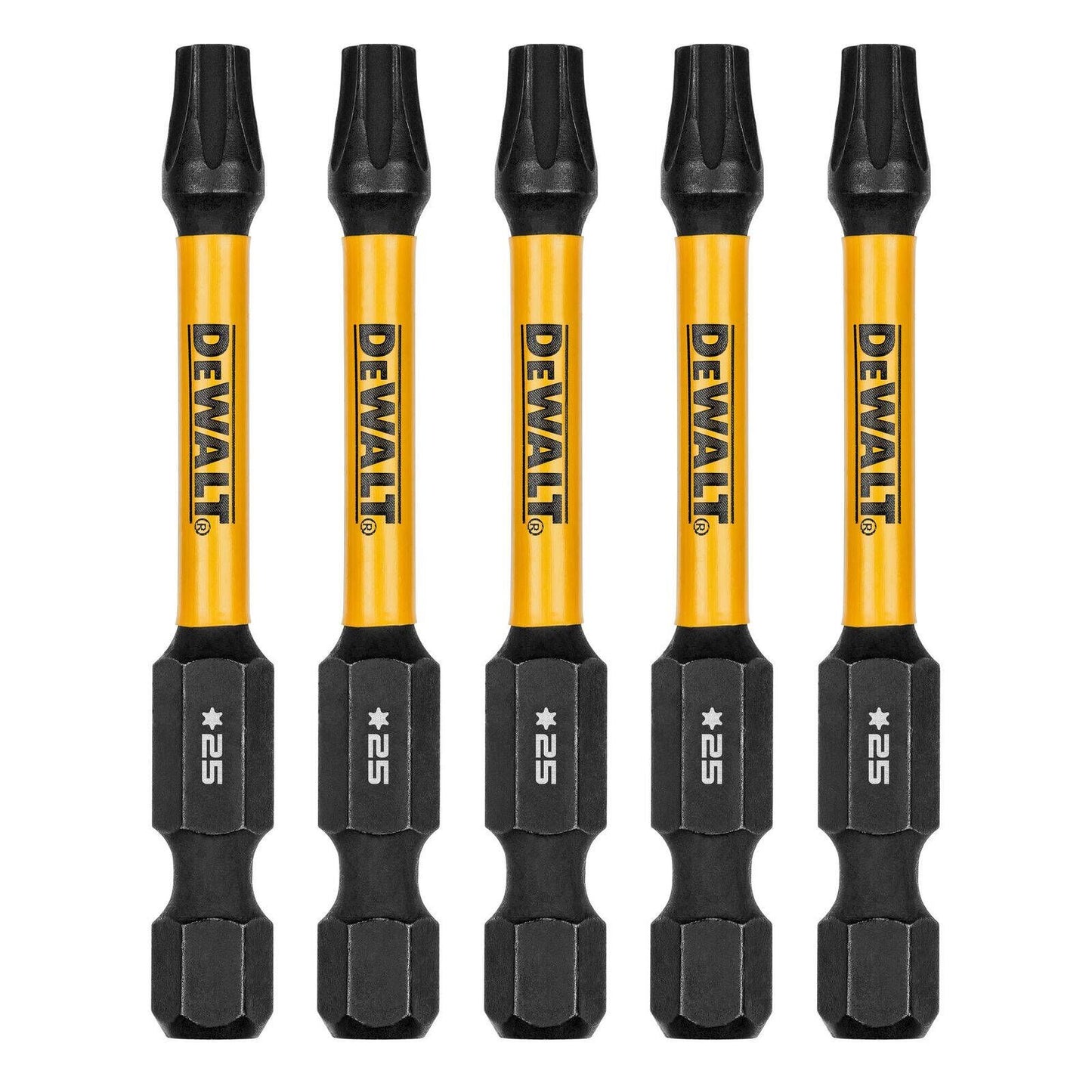 Dewalt Flextorq Screwdriver Bit - 57mm TX25 - 5 Pack