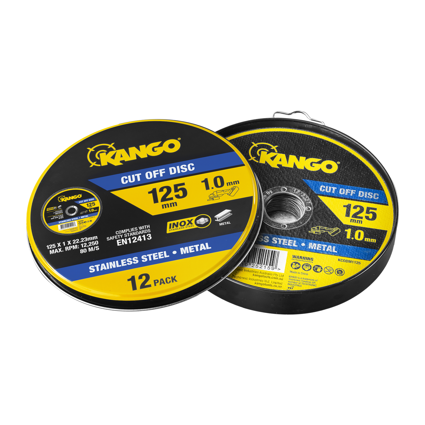 Kango Metal Cut Off Discs - 125mm - 12 Pack
