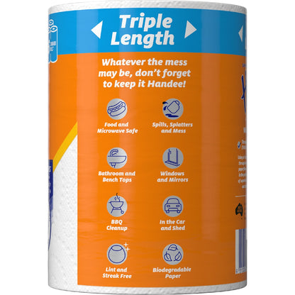 Handee Ultra Triple Length Paper Towel 2 X 180 Pack