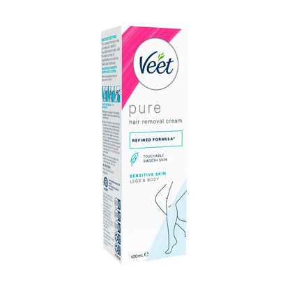 Veet Hair Removal Cream For Sensitive Skin Legs & Body - 100mL