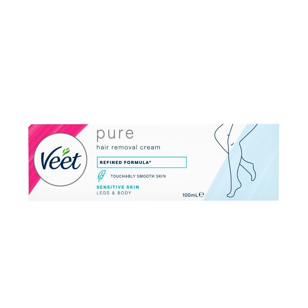 Veet Hair Removal Cream For Sensitive Skin Legs & Body - 100mL