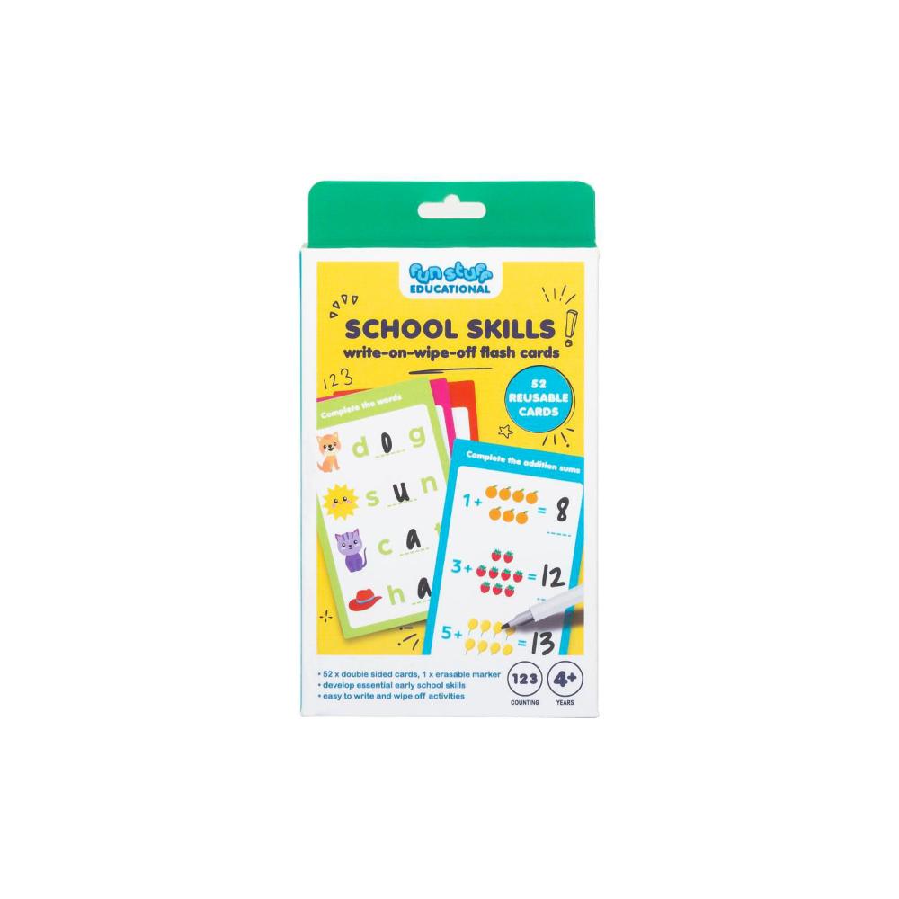 Write And Wipe Flash Cards - 1 Each