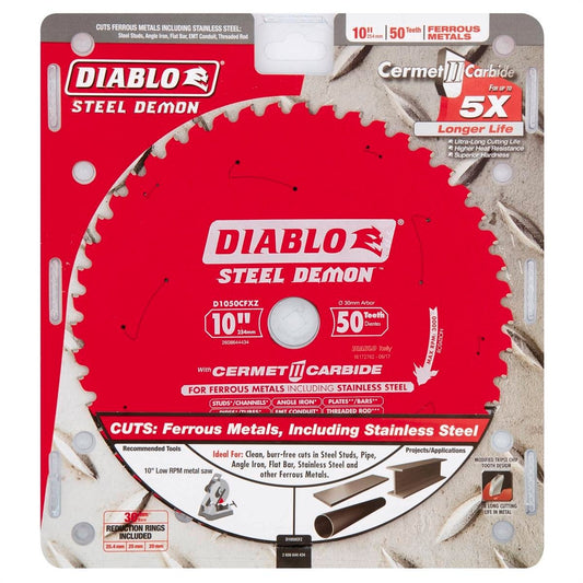 Diablo Steel Demon 10" Circular Saw Blade 50T
