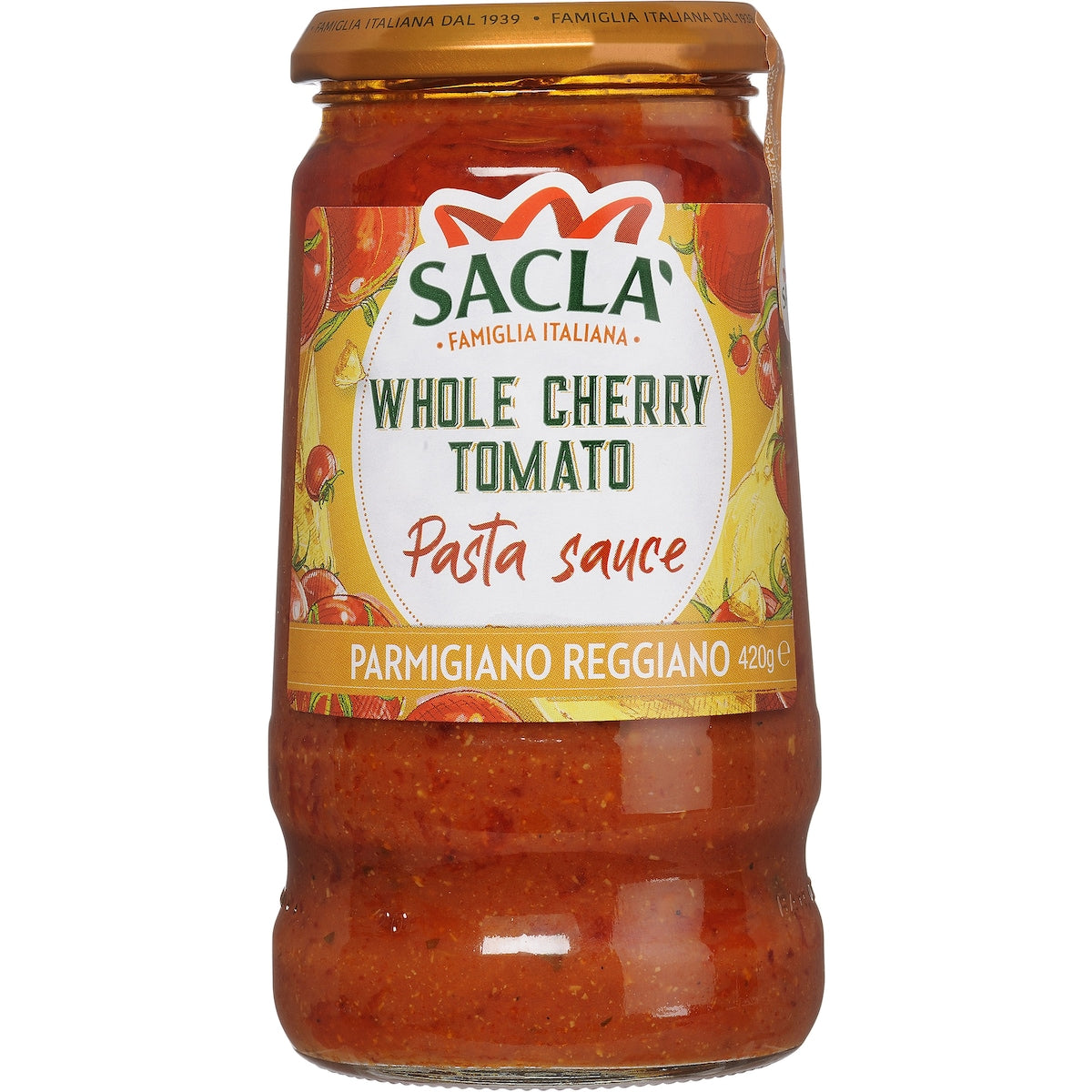 Sacla Cherry Tomato & Parmigiano Pasta Sauce 420g