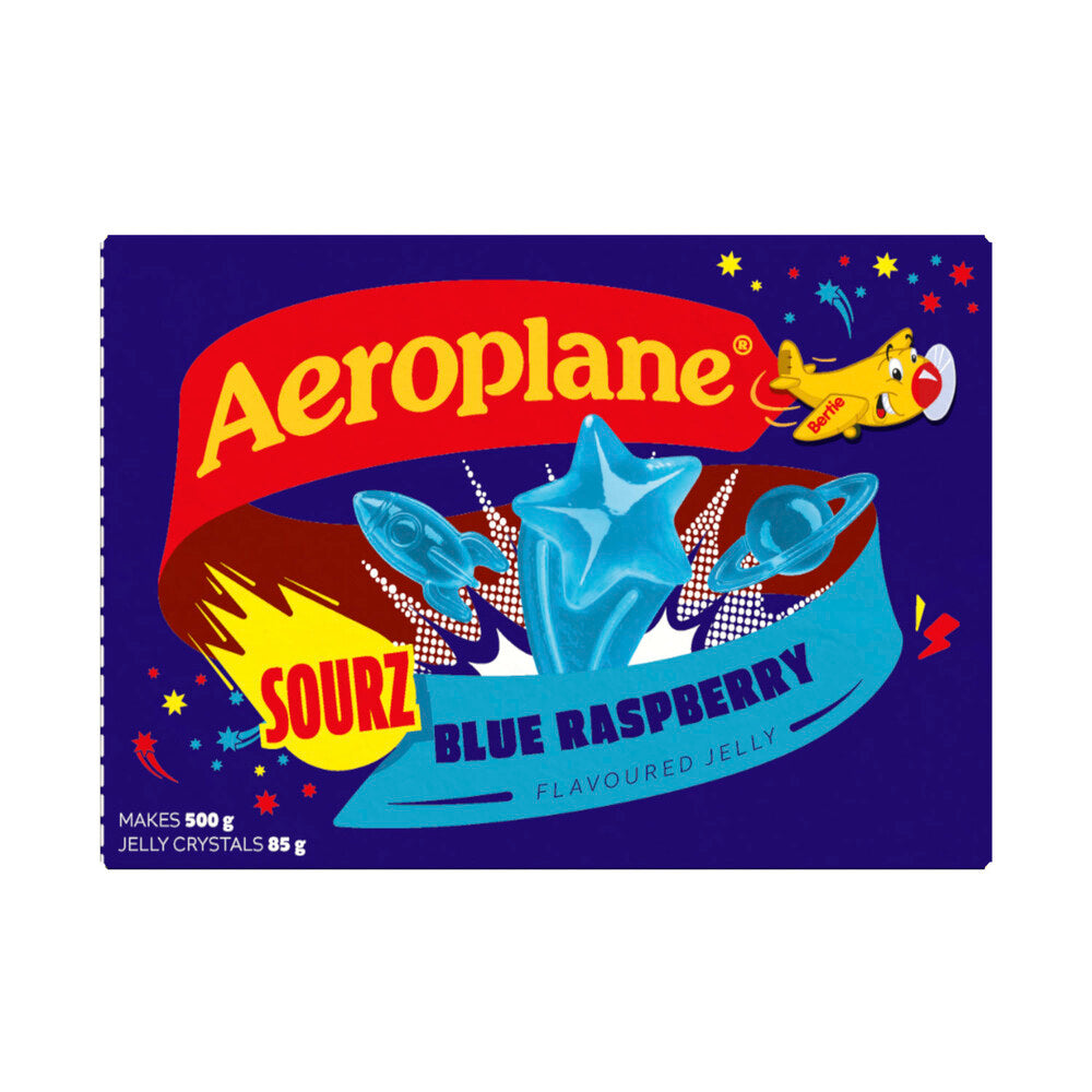 Aeroplane Jelly Sourz Blue Raspberry - 85g