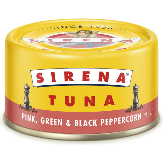 Sirena Tuna Pink Green & Black Peppercorn 95g