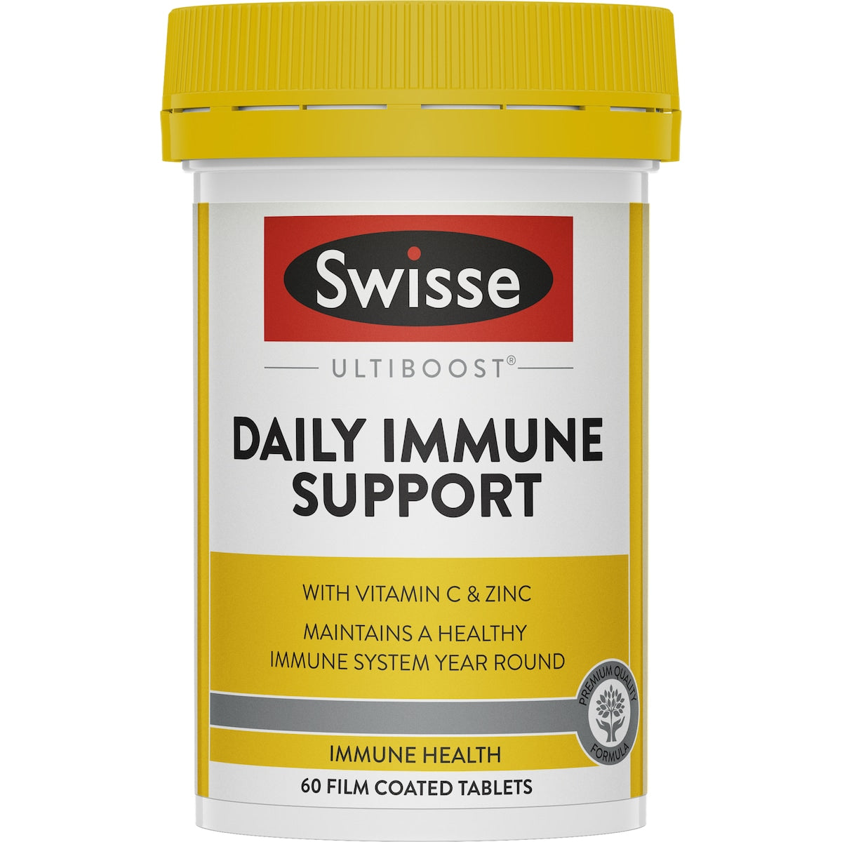 Swisse Ultiboost Daily Immune Support Tablets For Immune Health 60 Pack