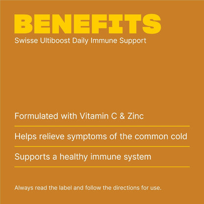 Swisse Ultiboost Daily Immune Support Tablets For Immune Health 60 Pack
