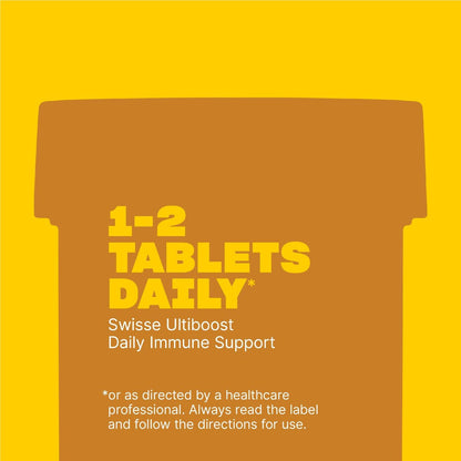 Swisse Ultiboost Daily Immune Support Tablets For Immune Health 60 Pack