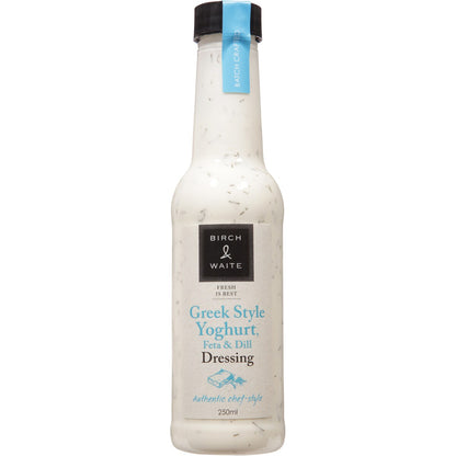 Birch & Waite Salad Dressing Greek Yoghurt Feta & Dill 250mL