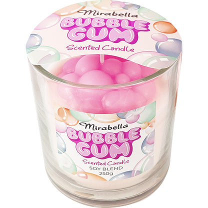 Mirabella Soy Blend Candle Bubble Gum 250g