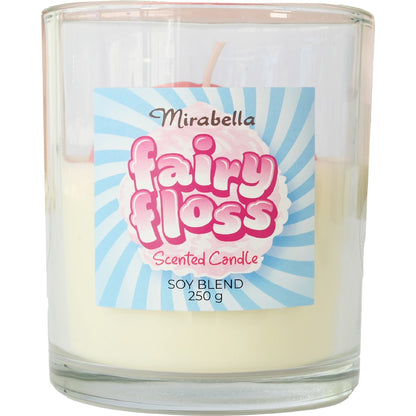 Mirabella Soy Blend Candle Fairy Floss 250g