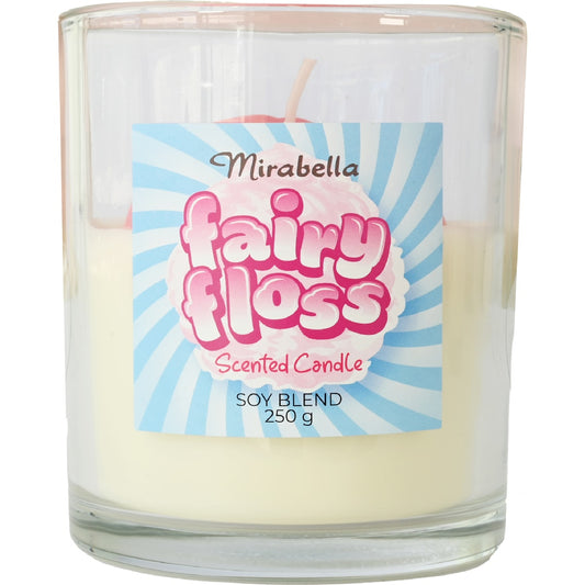 Mirabella Soy Blend Candle Fairy Floss 250g