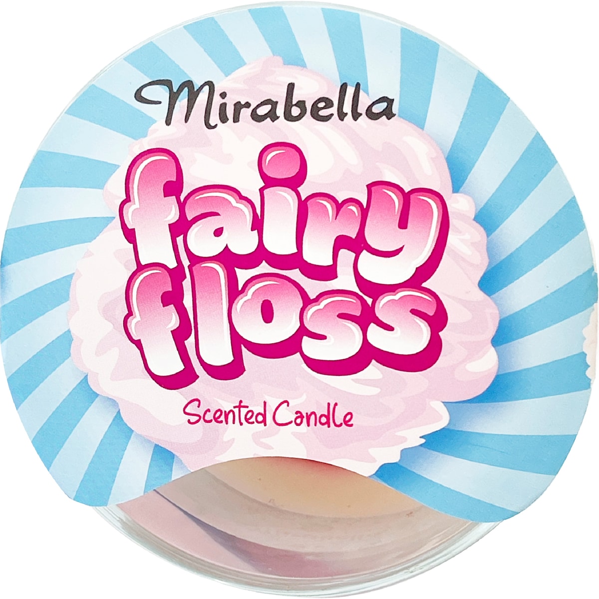 Mirabella Soy Blend Candle Fairy Floss 250g