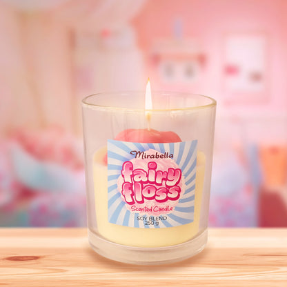 Mirabella Soy Blend Candle Fairy Floss 250g