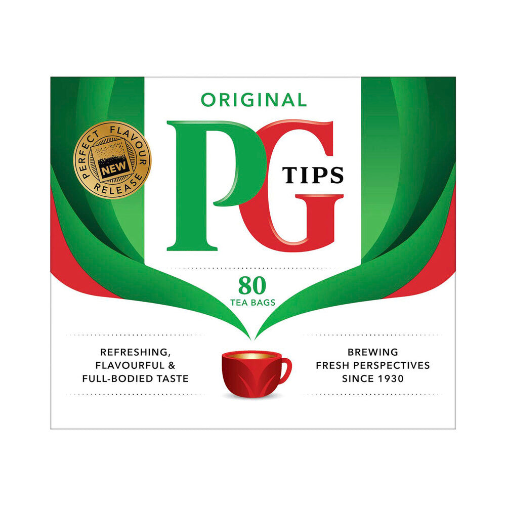 PG Tips Tea Bags - 80 pack