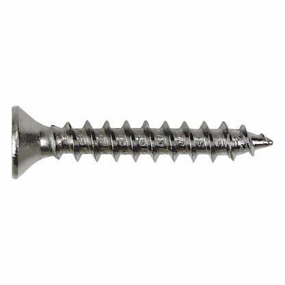 Otter Satin Chrome Hinge Screws - 7 x 30mm - 16 Pack