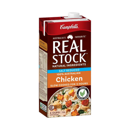 Campbell's Real Stock Chicken Stock Salt Reduced - 1L