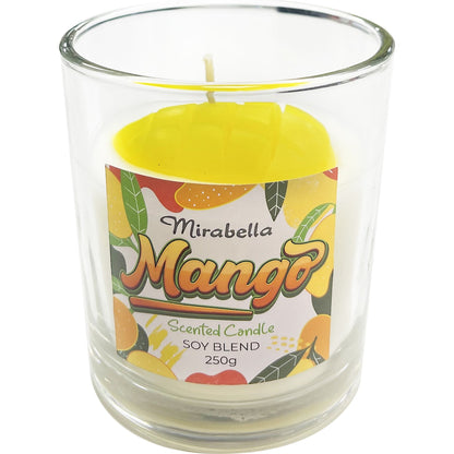 Mirabella Summer Melon Scented Soy Blend Candle 250g