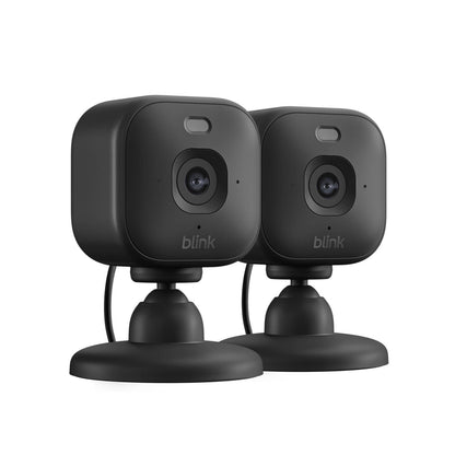 Blink Mini 2K Security Camera - Black - 2 Pack