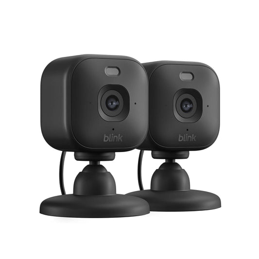 Blink Mini 2K Security Camera - Black - 2 Pack