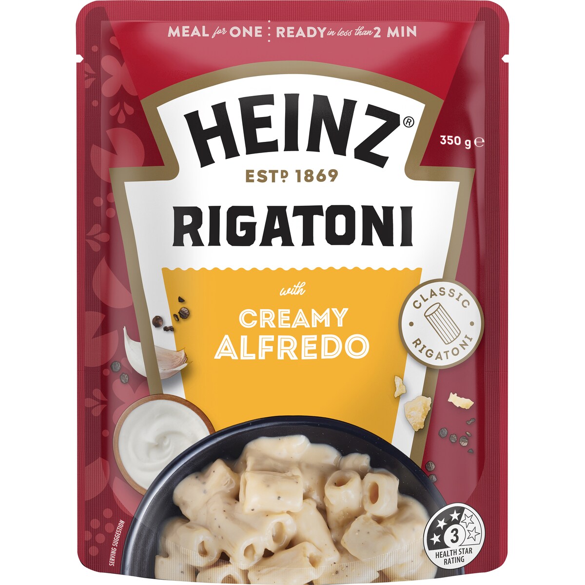 Heinz Rigatoni With Creamy Alfredo 350g