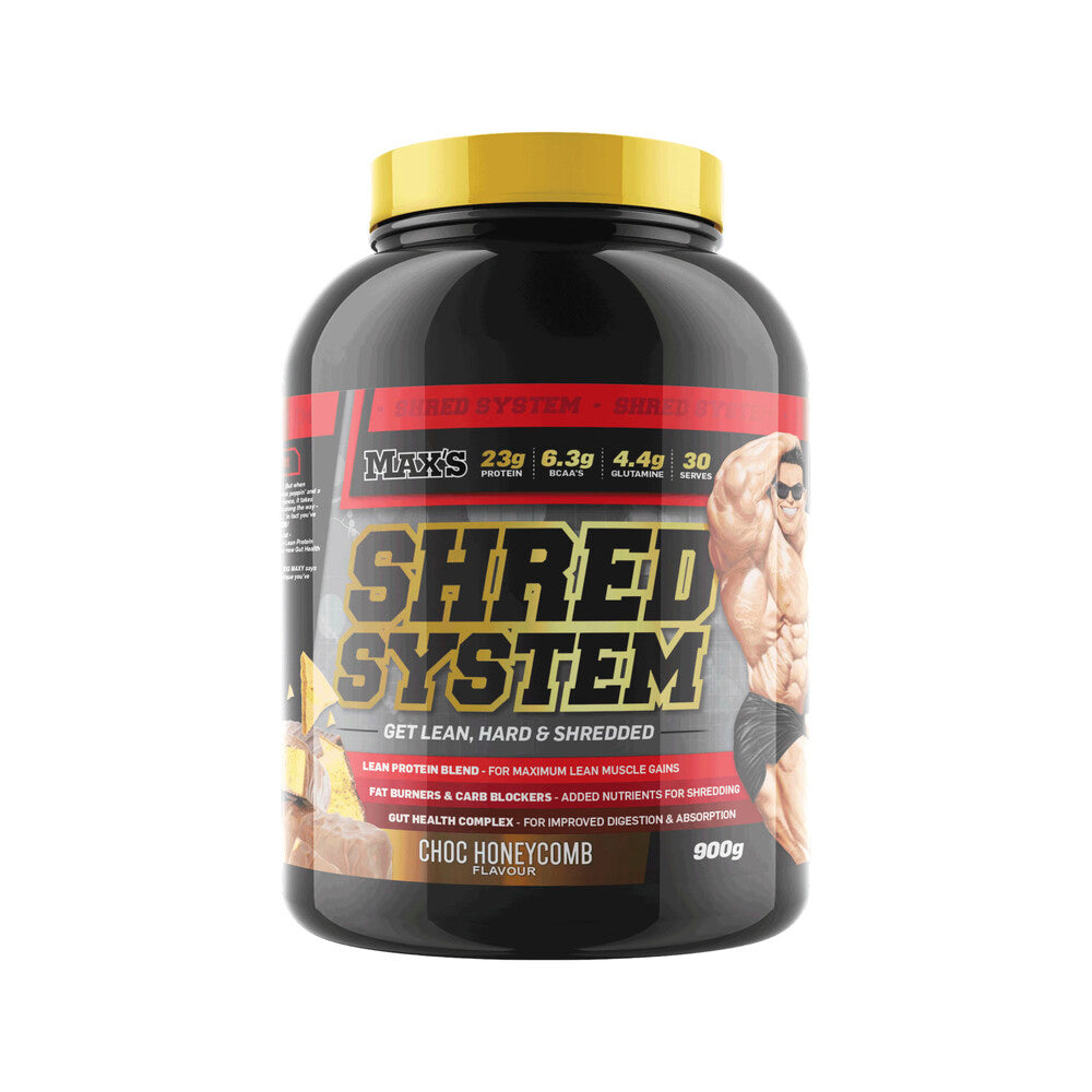Max's Shred System Protein Chocolate Honeycomb - 900g