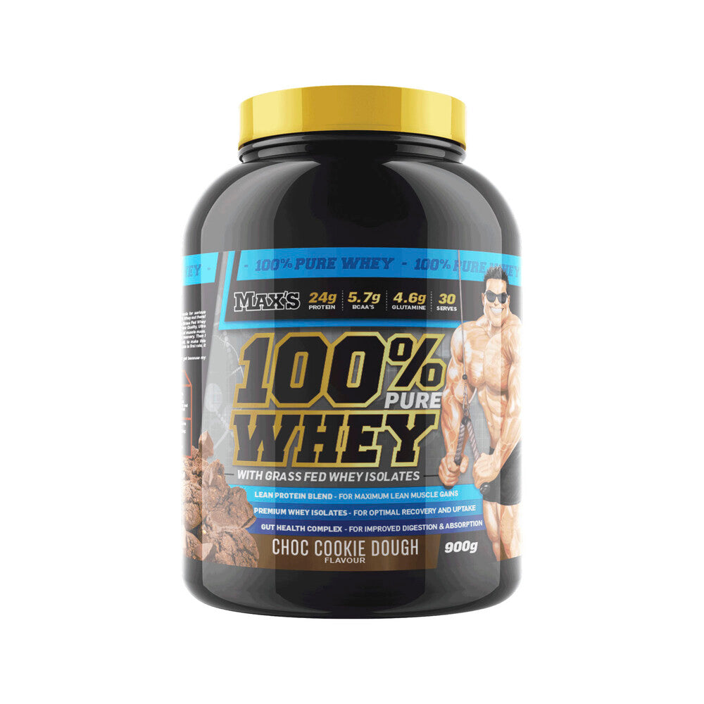 Max's 100% Whey Protein Chocolate Cookie Dough - 900g