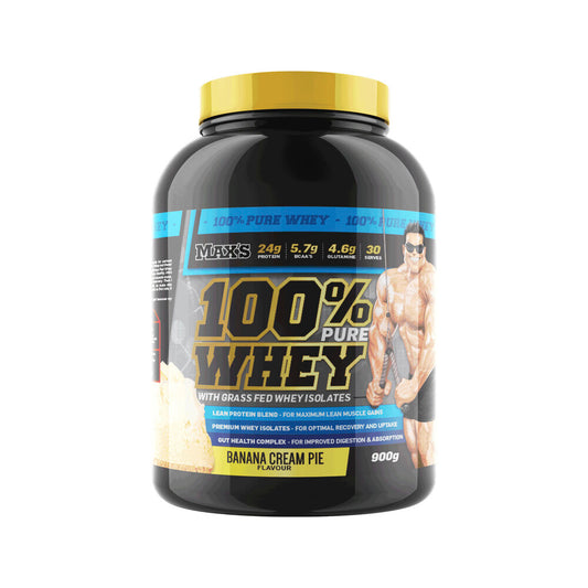 Max's 100% Whey Protein Banana Cream Pie - 900g