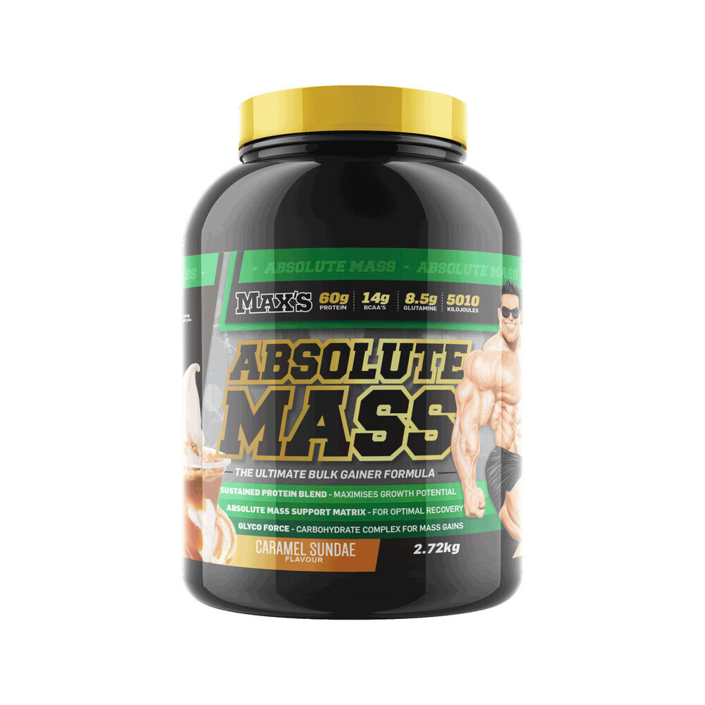 Max's Absolute Mass Protein Caramel Sundae - 2.72kg