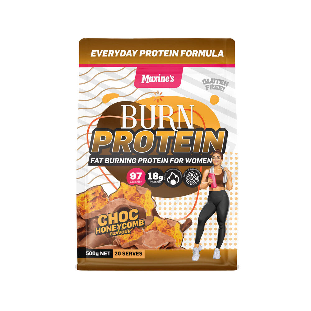 Maxine's Burn Protein Chocolate Honeycomb - 500g