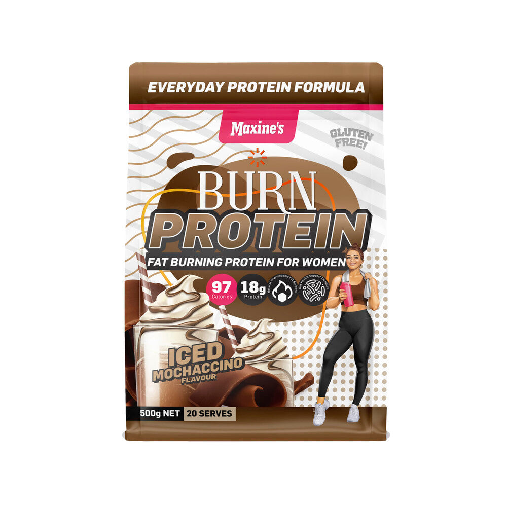Maxine's Burn Protein Iced Mocha - 500g