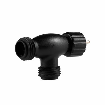 Elluminate Garden Light T-Piece Connector - 55mm Plastic - Weatherproof