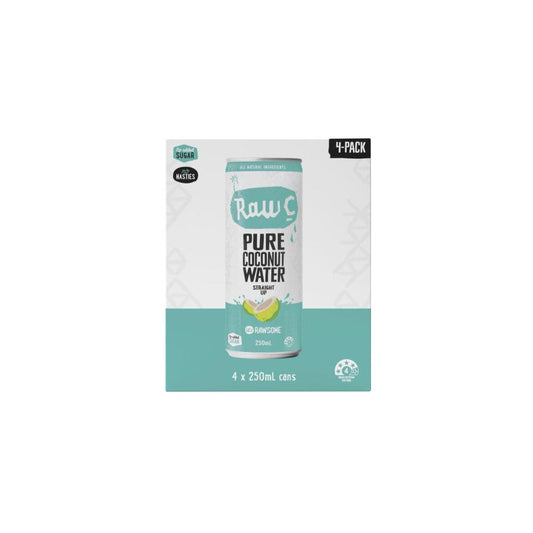 Raw C Coconut Water 4x250ml - 4 Pack